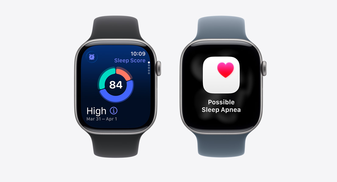 Dua Apple Watch Series 11, layar skor tidur, pemberitahuan kemungkinan apnea tidur