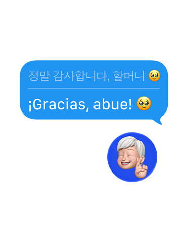 Traducción en Vivo cambia el idioma del mensaje a inglés